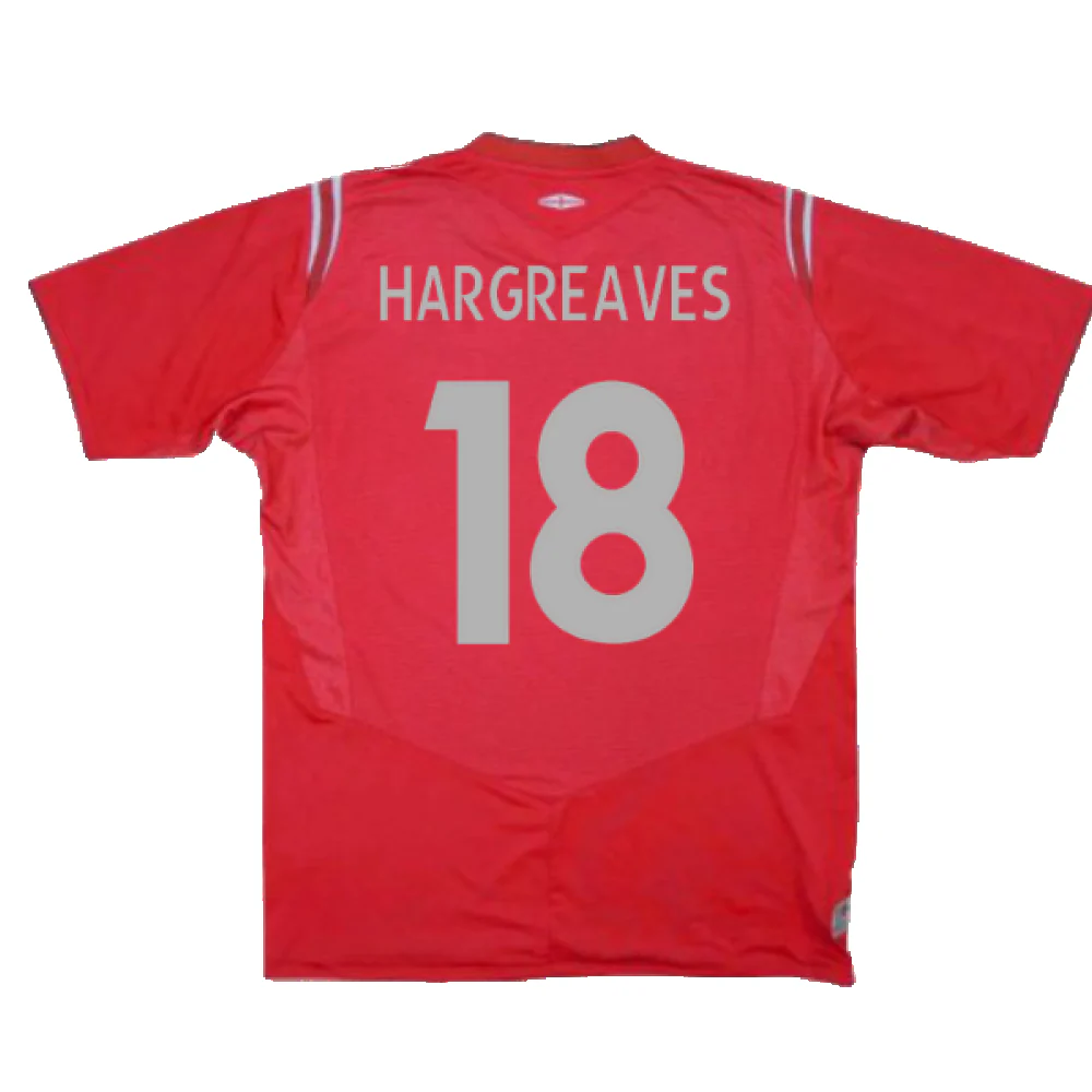 England 2004-06 Away Shirt (Excellent) (Hargreaves 18) - Image 2