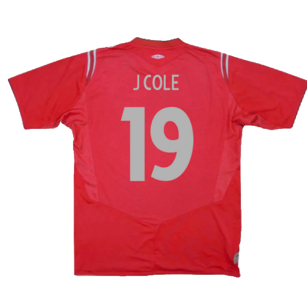 England 2004-06 Away Shirt (L) (Excellent) (J Cole 19) - Image 2