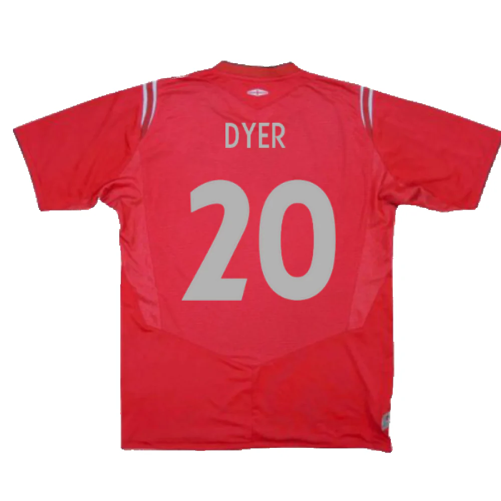 England 2004-06 Away Shirt (M) (Excellent) (Dyer 20) - Image 2
