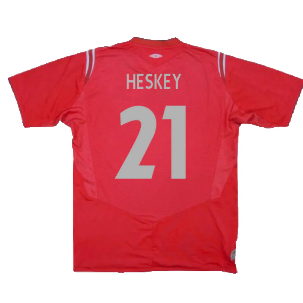England 2004-06 Away Shirt (XL) (Very Good) (Heskey 21) - Image 2