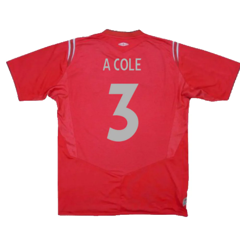 England 2004-06 Away Shirt (XXL) (Excellent) (A Cole 3) - Image 2