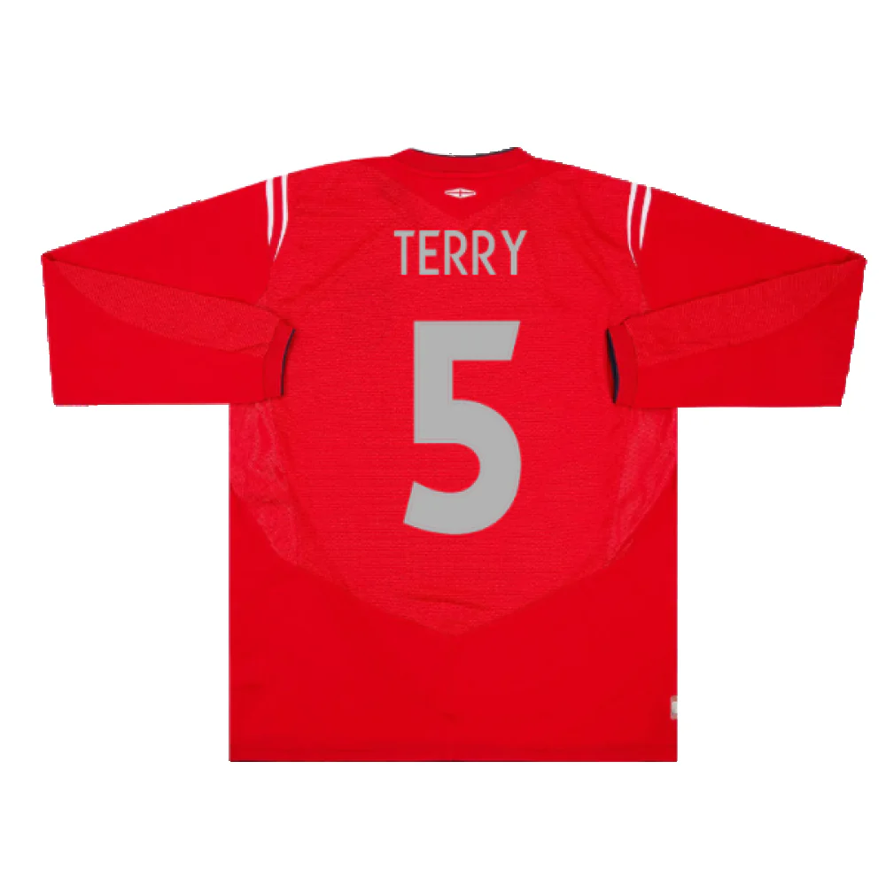 England 2004-06 Long Sleeve Away Shirt (Excellent) (Terry 5) - Image 2