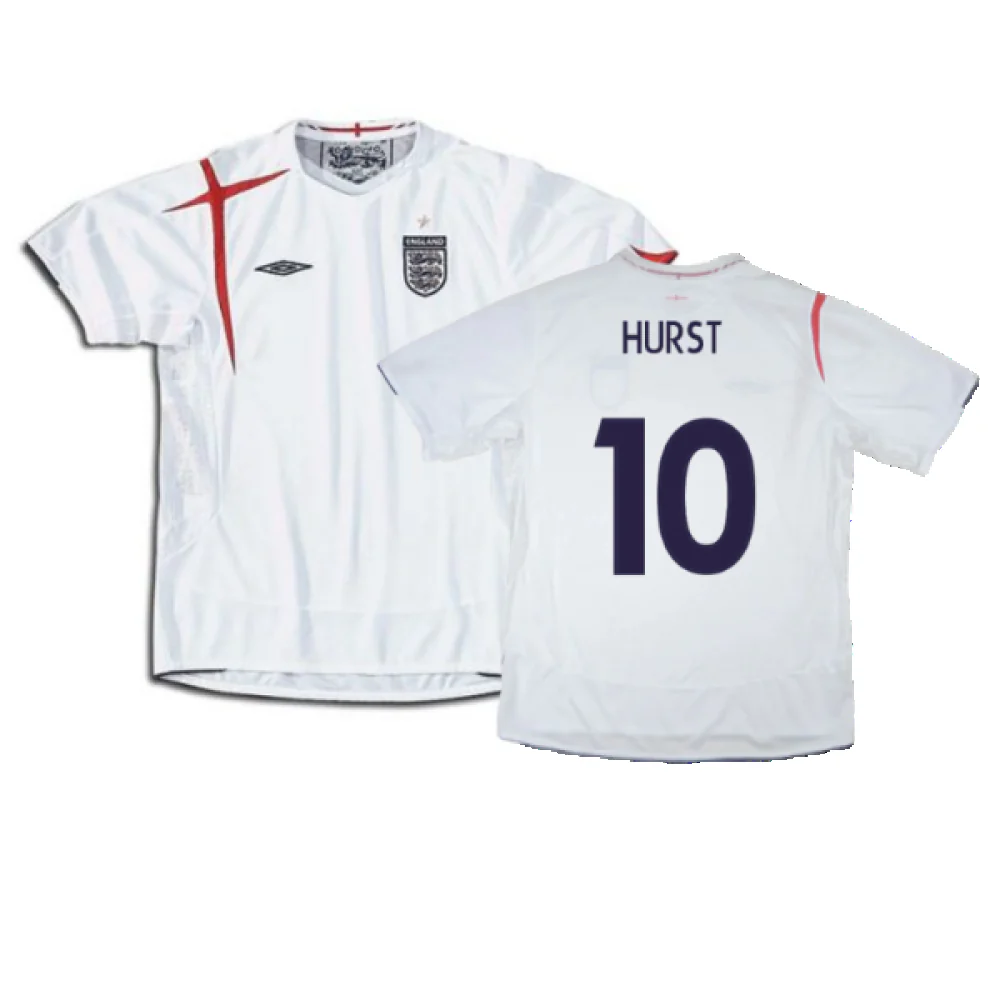 England 2005-2007 Home Shirt (Excellent) (HURST 10)