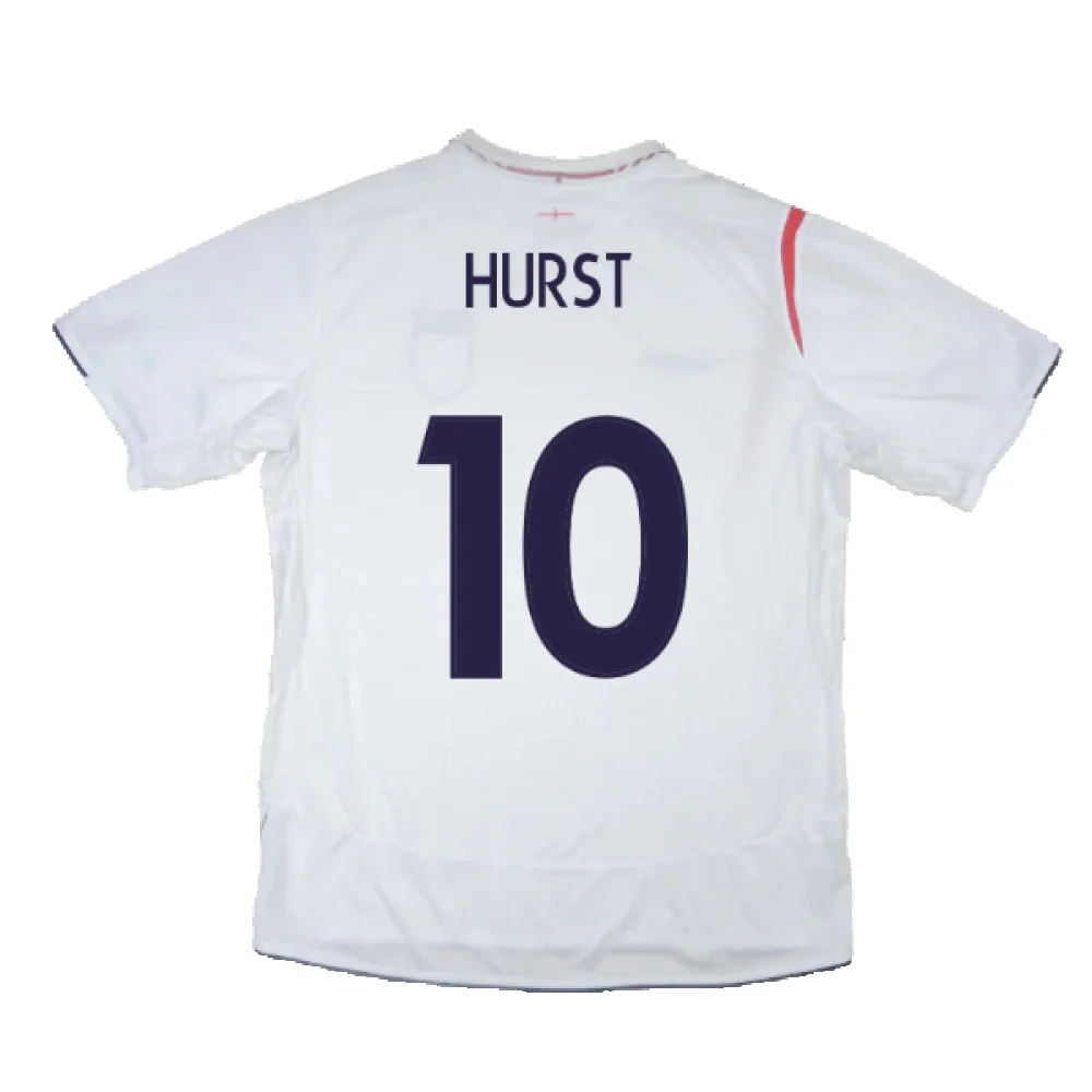 England 2005-2007 Home Shirt (Excellent) (HURST 10) - Image 2