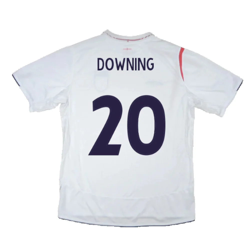 England 2005-2007 Home Shirt  (XL) (Excellent) (DOWNING 20) - Image 2