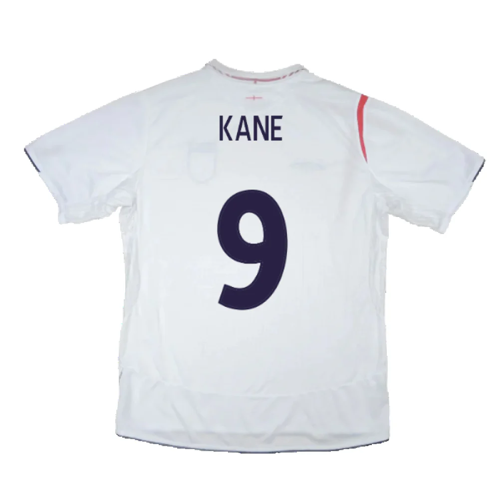England 2005-2007 Home Shirt (XL) (Excellent) (KANE 9) - Image 2