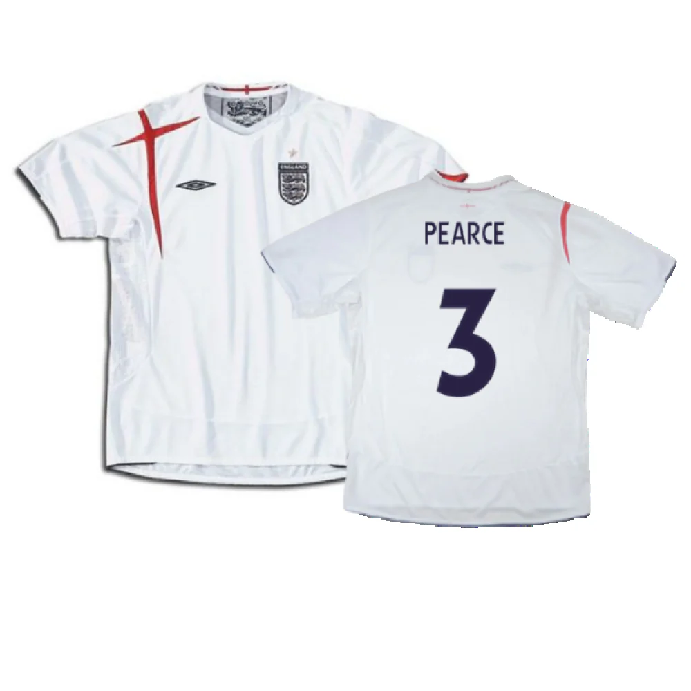 England 2005-2007 Home Shirt (XL) (Excellent) (PEARCE 3)