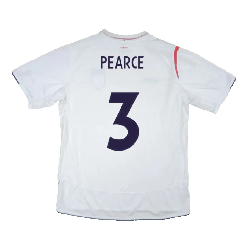 England 2005-2007 Home Shirt (XL) (Excellent) (PEARCE 3) - Image 2