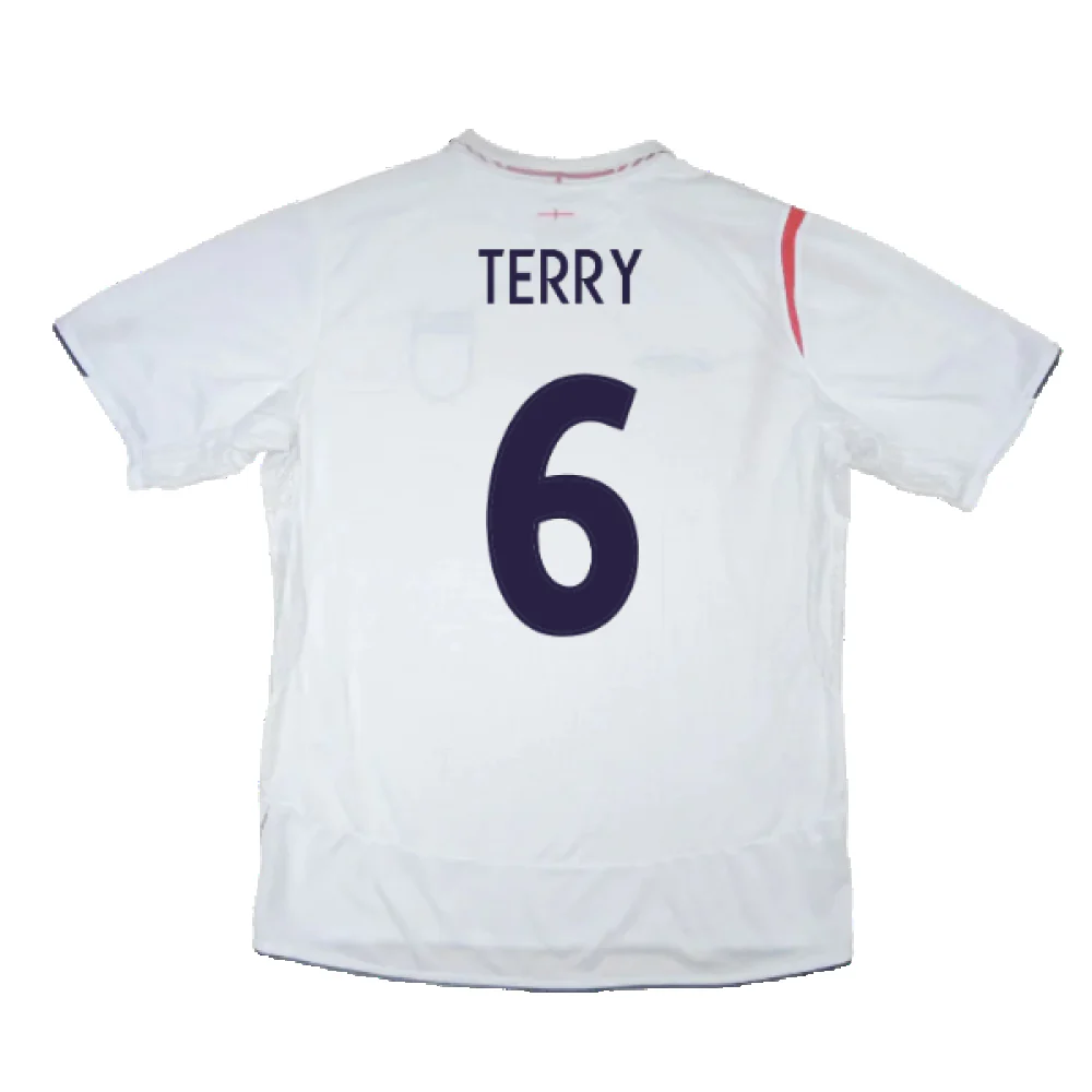 England 2005-2007 Home Shirt (XL) (Excellent) (TERRY 6) - Image 2