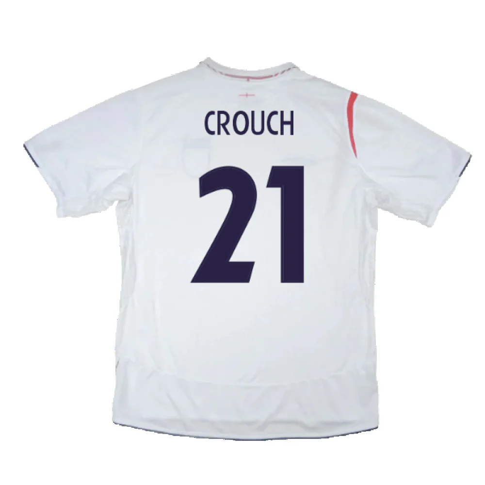 England 2005-2007 Home Shirt (XXL) (Very Good) (Very Good) (CROUCH 21) - Image 2