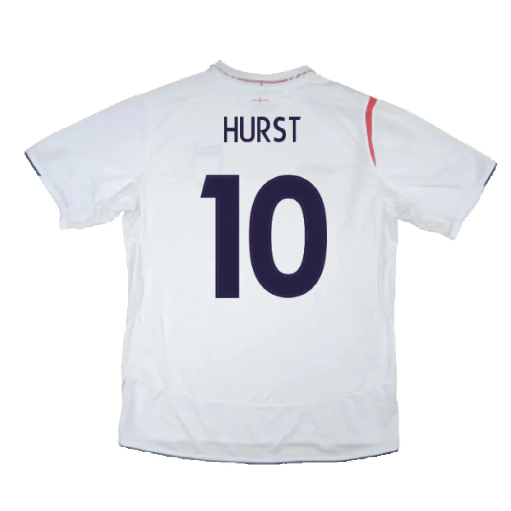 England 2005-2007 Home Shirt (XXL) (Very Good) (Very Good) (HURST 10) - Image 2