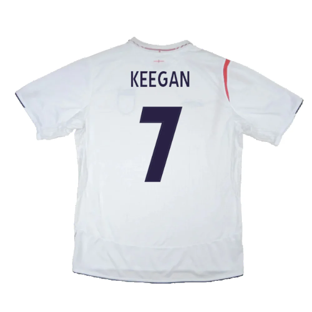 England 2005-2007 Home Shirt (XXL) (Very Good) (Very Good) (KEEGAN 7) - Image 2