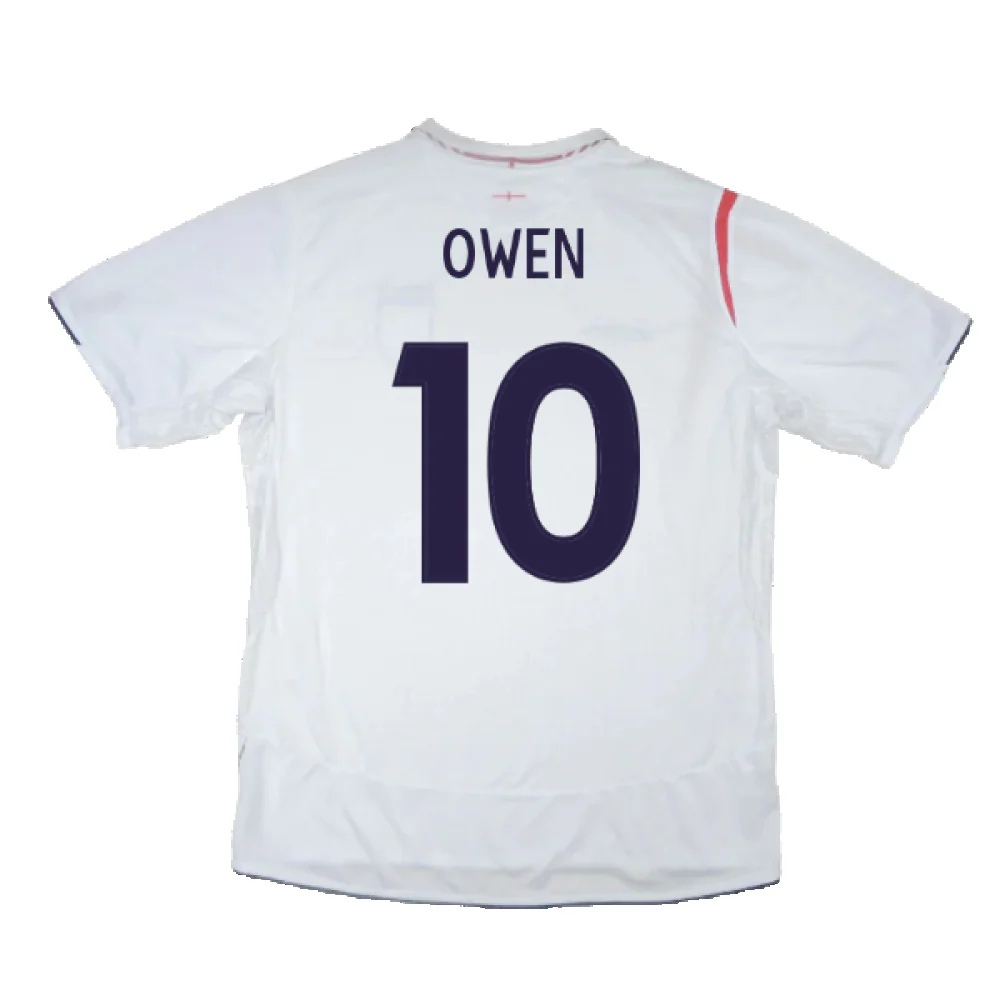 England 2005-2007 Home Shirt (XXL) (Very Good) (Very Good) (OWEN 10) - Image 2