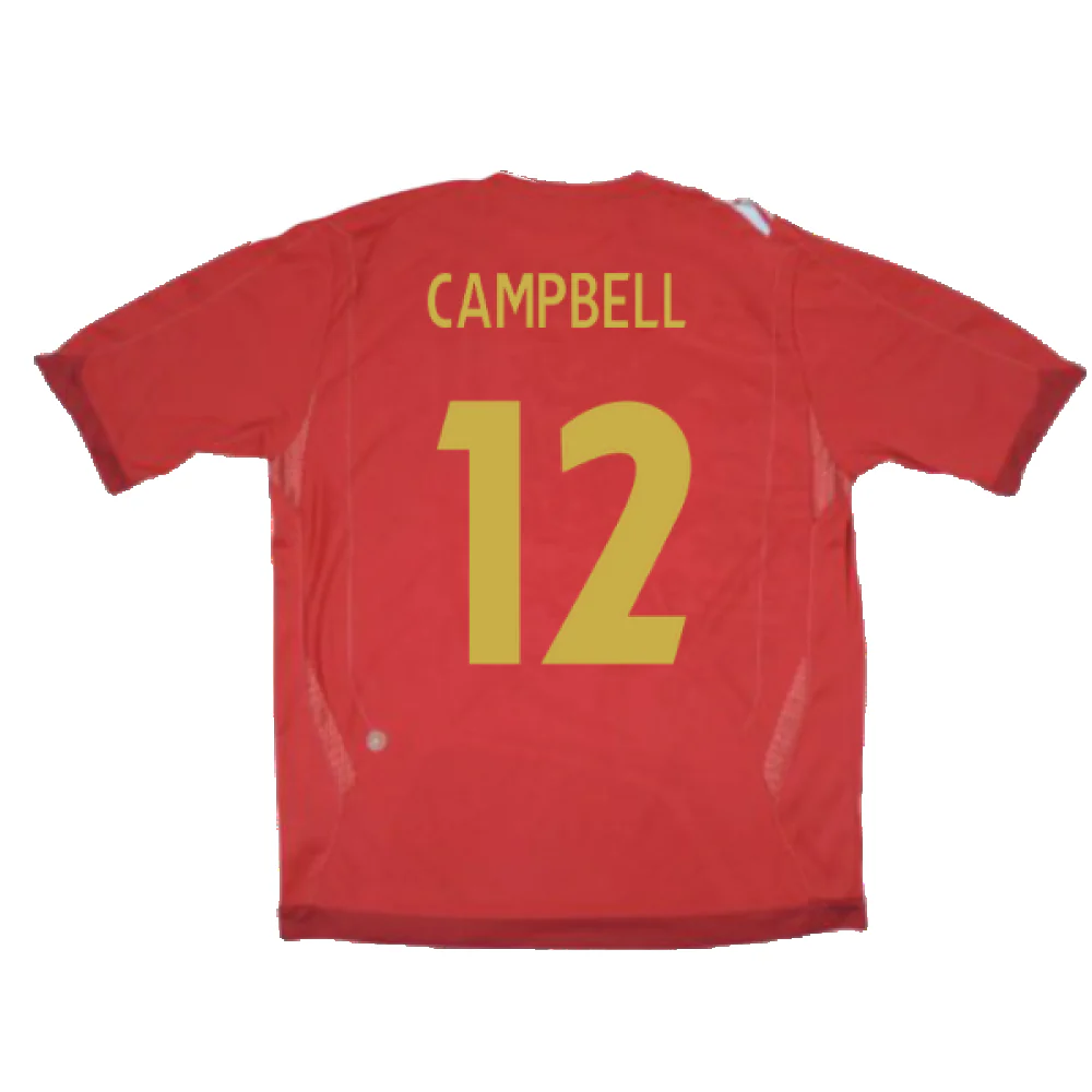 England 2006-08 Away Shirt (Very Good) (CAMPBELL 12) - Image 2