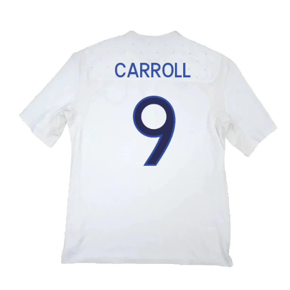 England 2009-10 Home Shirt (2XL) (Good) (Carroll 9) - Image 2