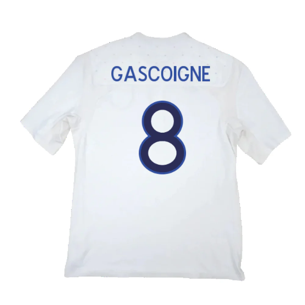 England 2009-10 Home Shirt (3XL) (Good) (Gascoigne 8) - Image 2