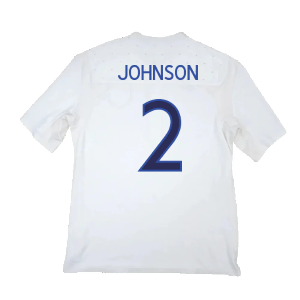 England 2009-10 Home Shirt (3XL) (Good) (Johnson 2) - Image 2