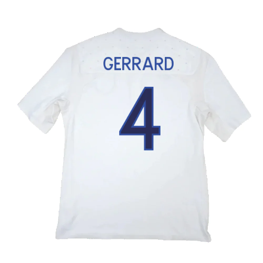 England 2009-10 Home Shirt (Excellent) (Gerrard 4) - Image 2
