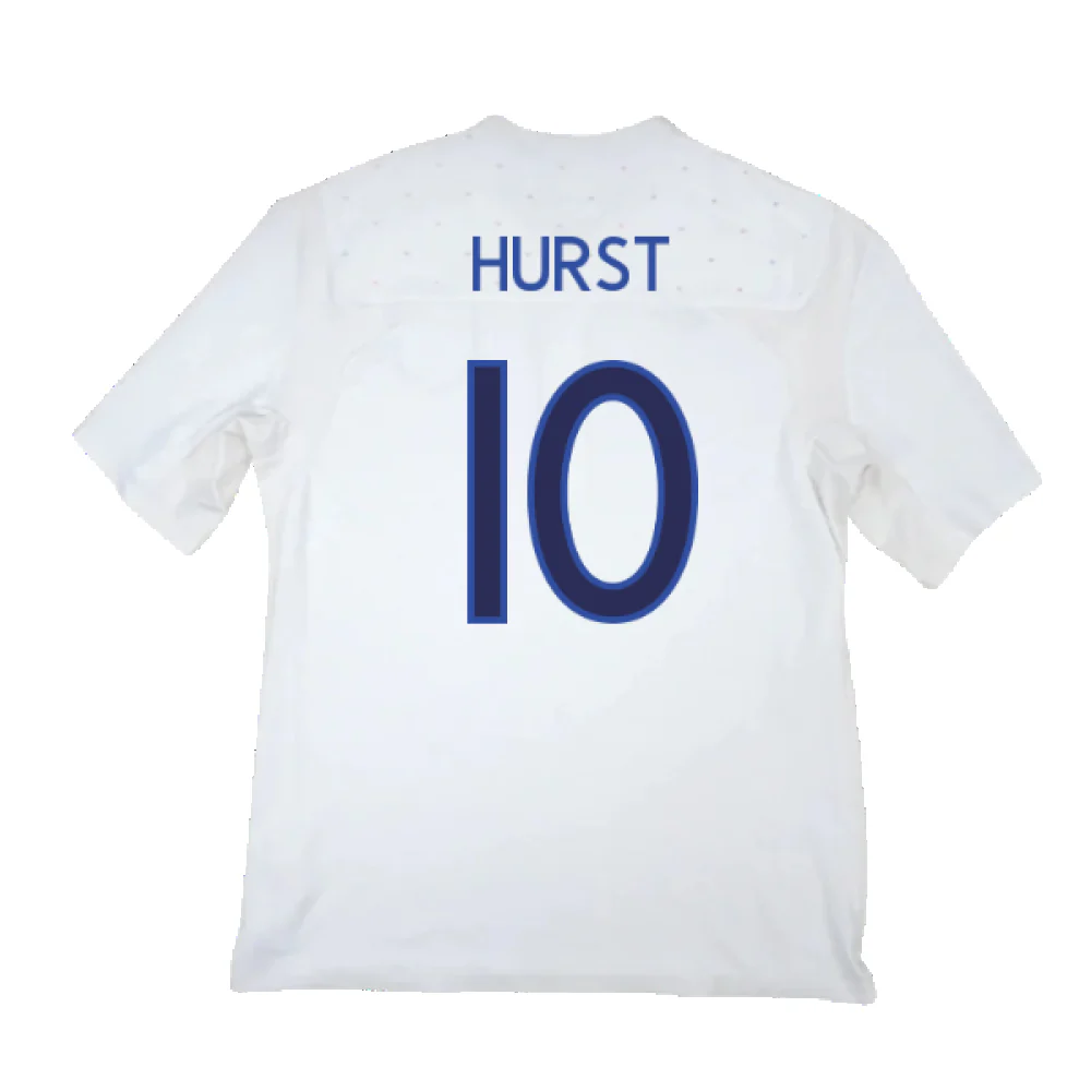 England 2009-10 Home Shirt (Good) (Hurst 10) - Image 2