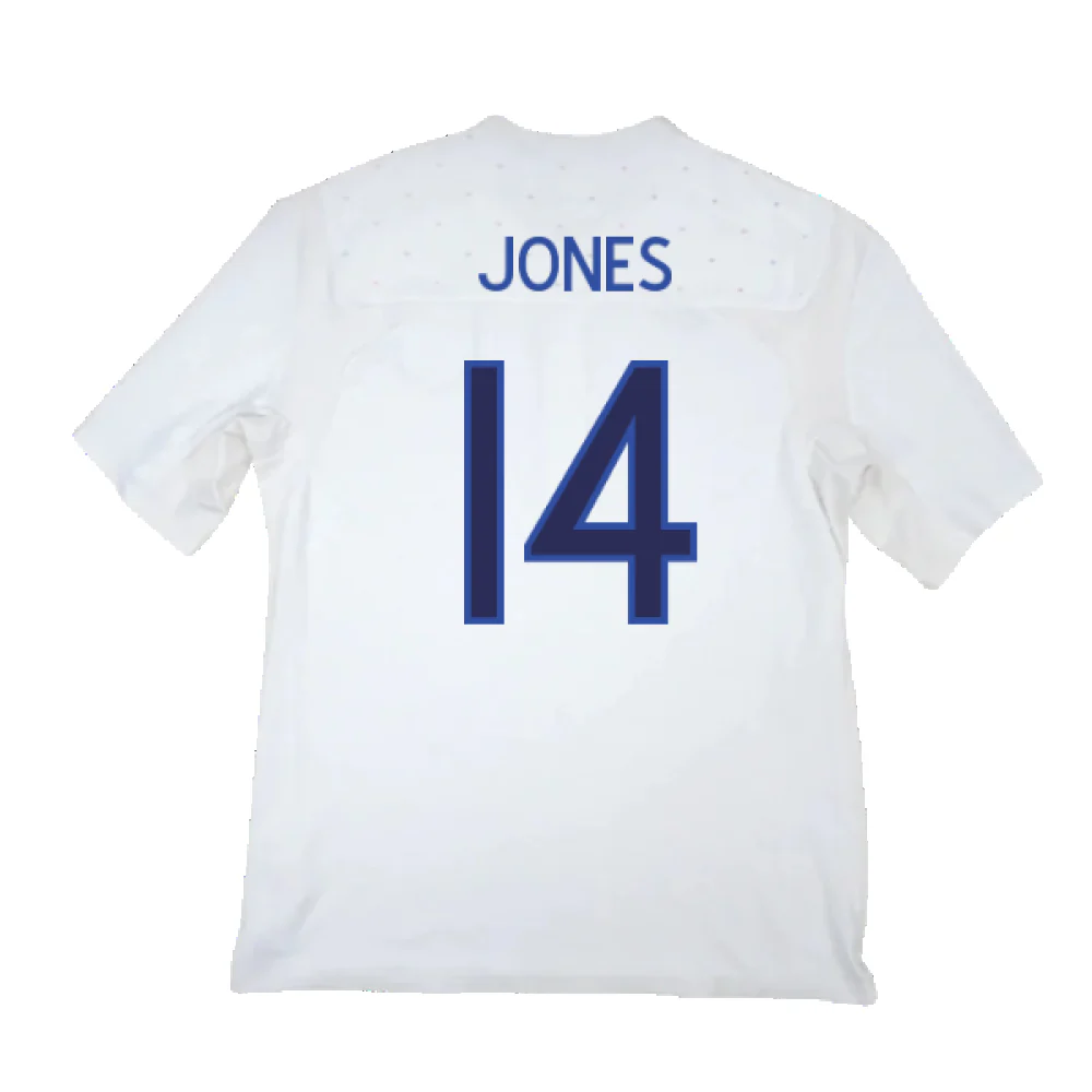 England 2009-10 Home Shirt (Good) (Jones 14) - Image 2