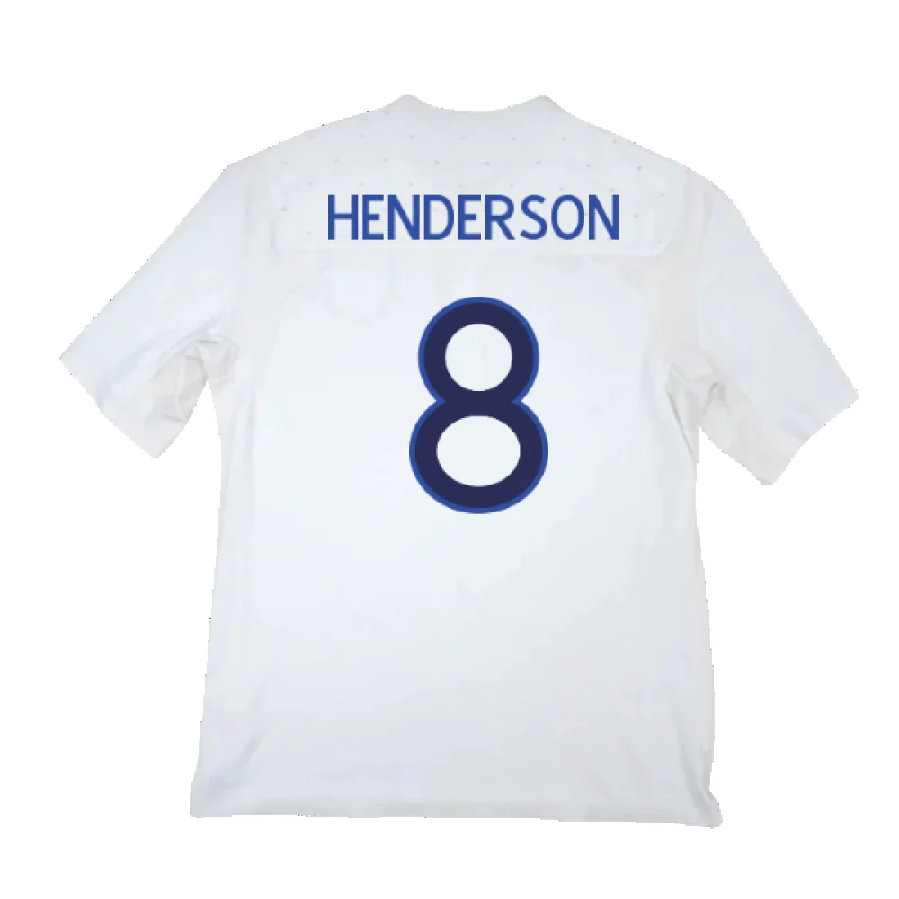 England 2009-10 Home Shirt (XXL) (Fair) (Henderson 8) - Image 2