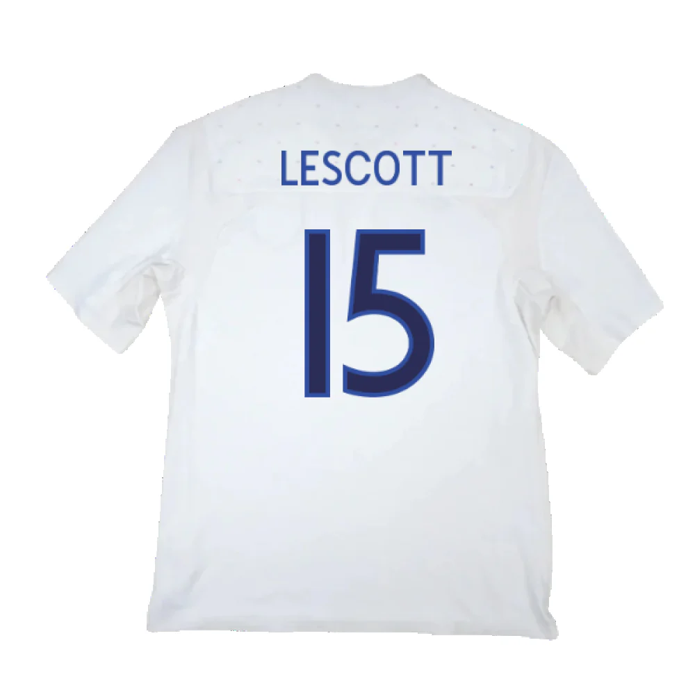 England 2009-10 Home Shirt (XXXL) (Fair) (Lescott 15) - Image 2