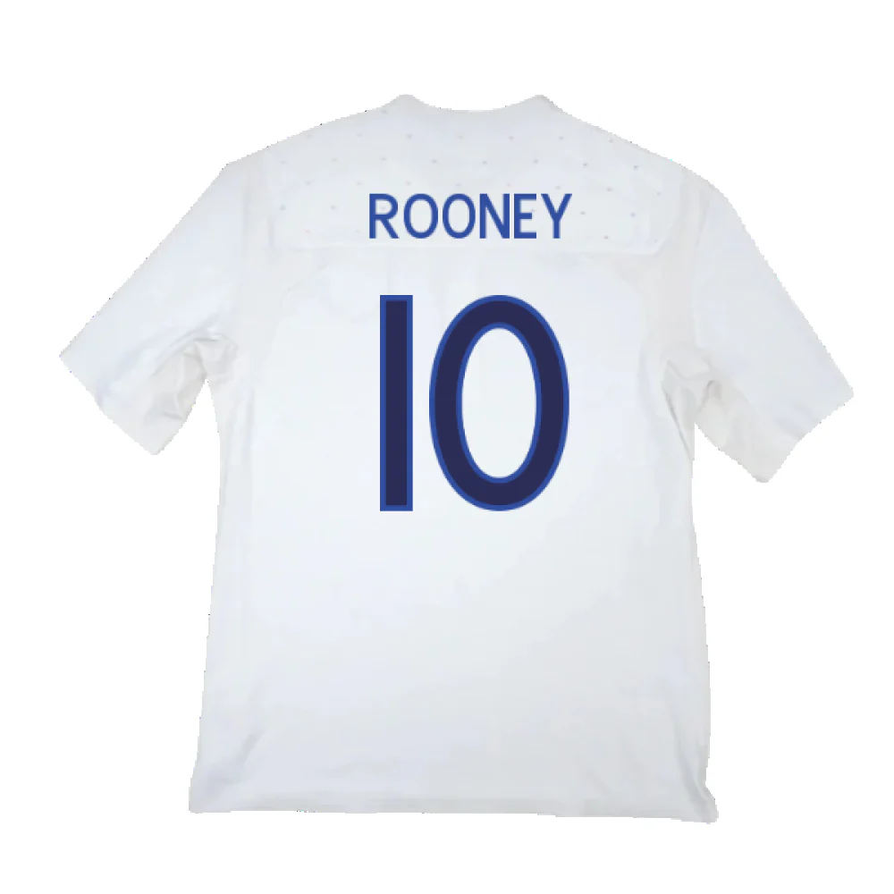 England 2009-10 Home Shirt (XXXL) (Fair) (Rooney 10) - Image 2