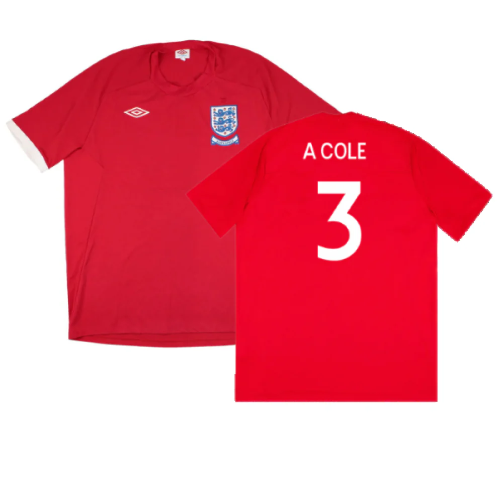 England 2010-11 Away Shirt (South Africa Badge Detail) (M) (Excellent) (A COLE 3)