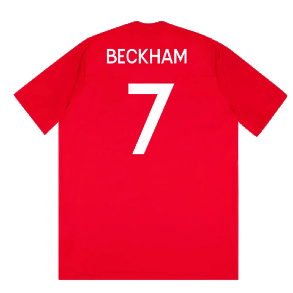 England 2010-11 Away Shirt (WC badge) (L) (Very Good) (BECKHAM 7) - Image 2