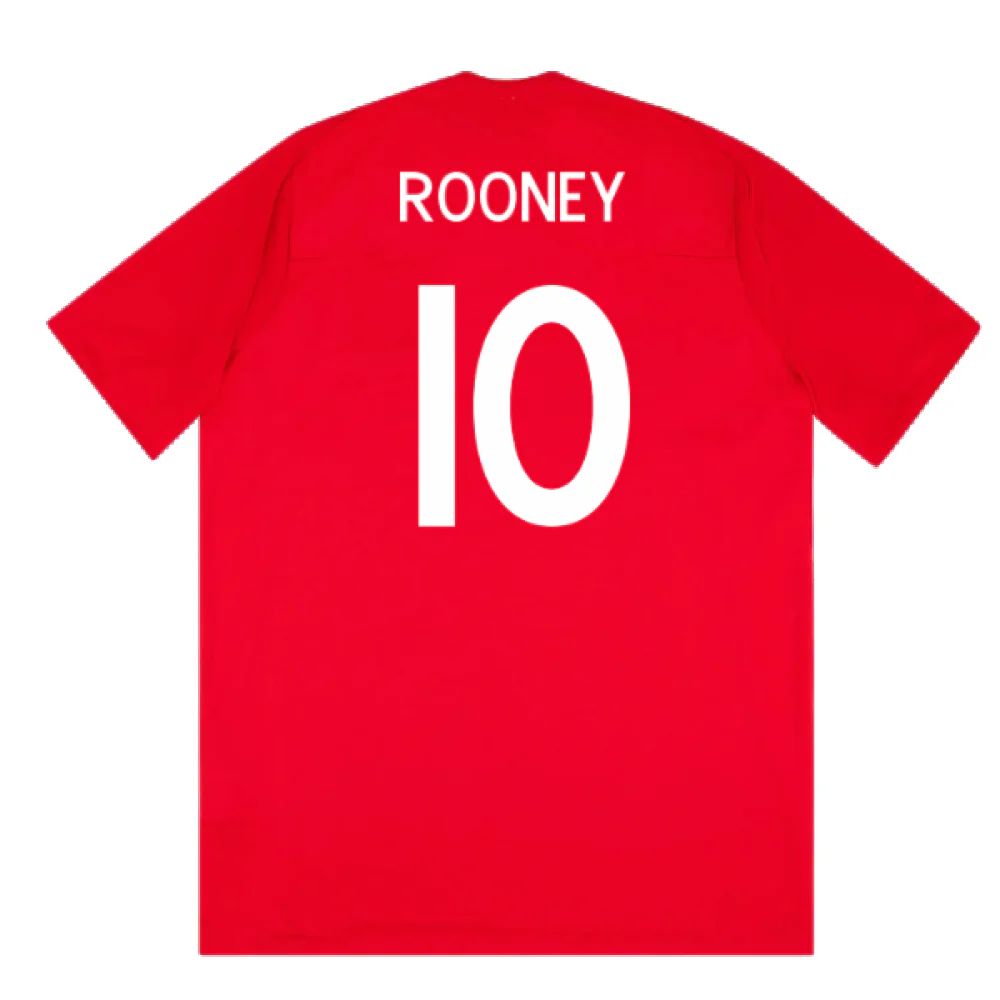 England 2010-11 Away Shirt (WC badge) (L) (Very Good) (ROONEY 10) - Image 2