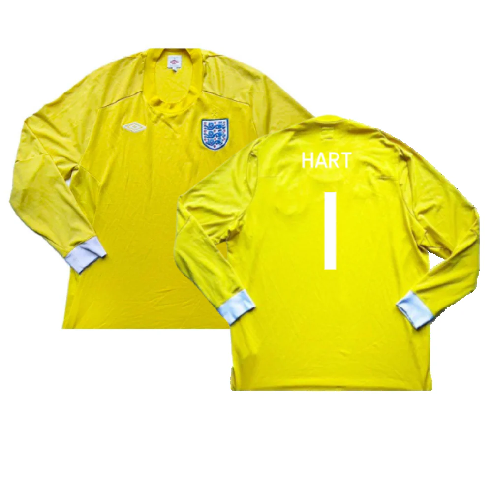 England 2010-11 Goalkeeper Home Shirt (M) #1 (Excellent) (HART 1)