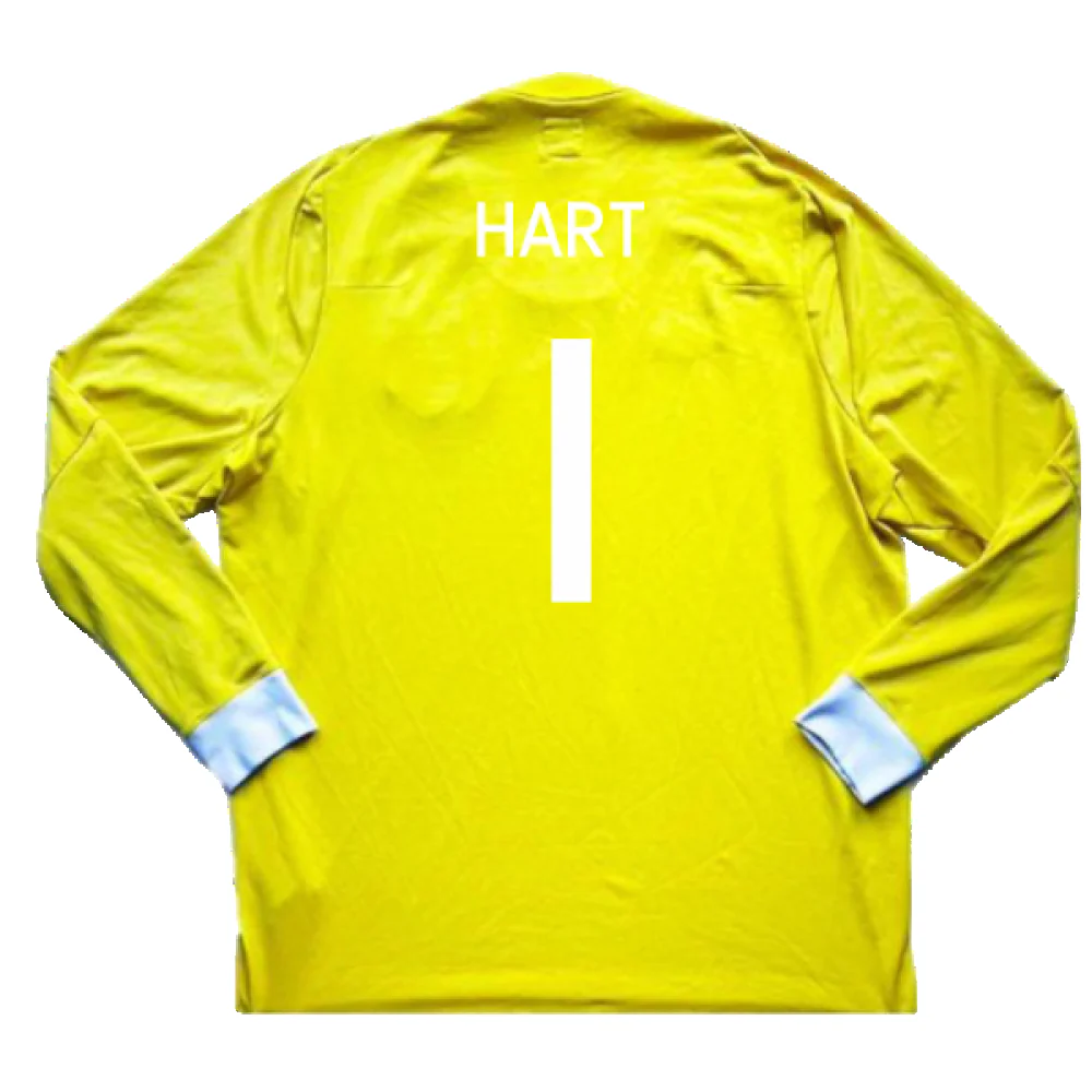 England 2010-11 Goalkeeper Home Shirt (M) #1 (Excellent) (HART 1) - Image 2