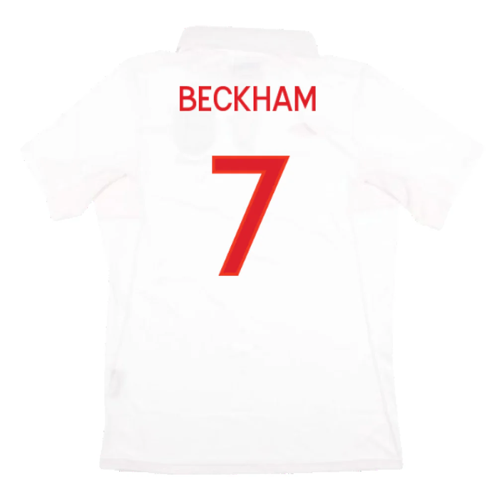 England 2010-12 Home Shirt (Good) (BECKHAM 7) - Image 2