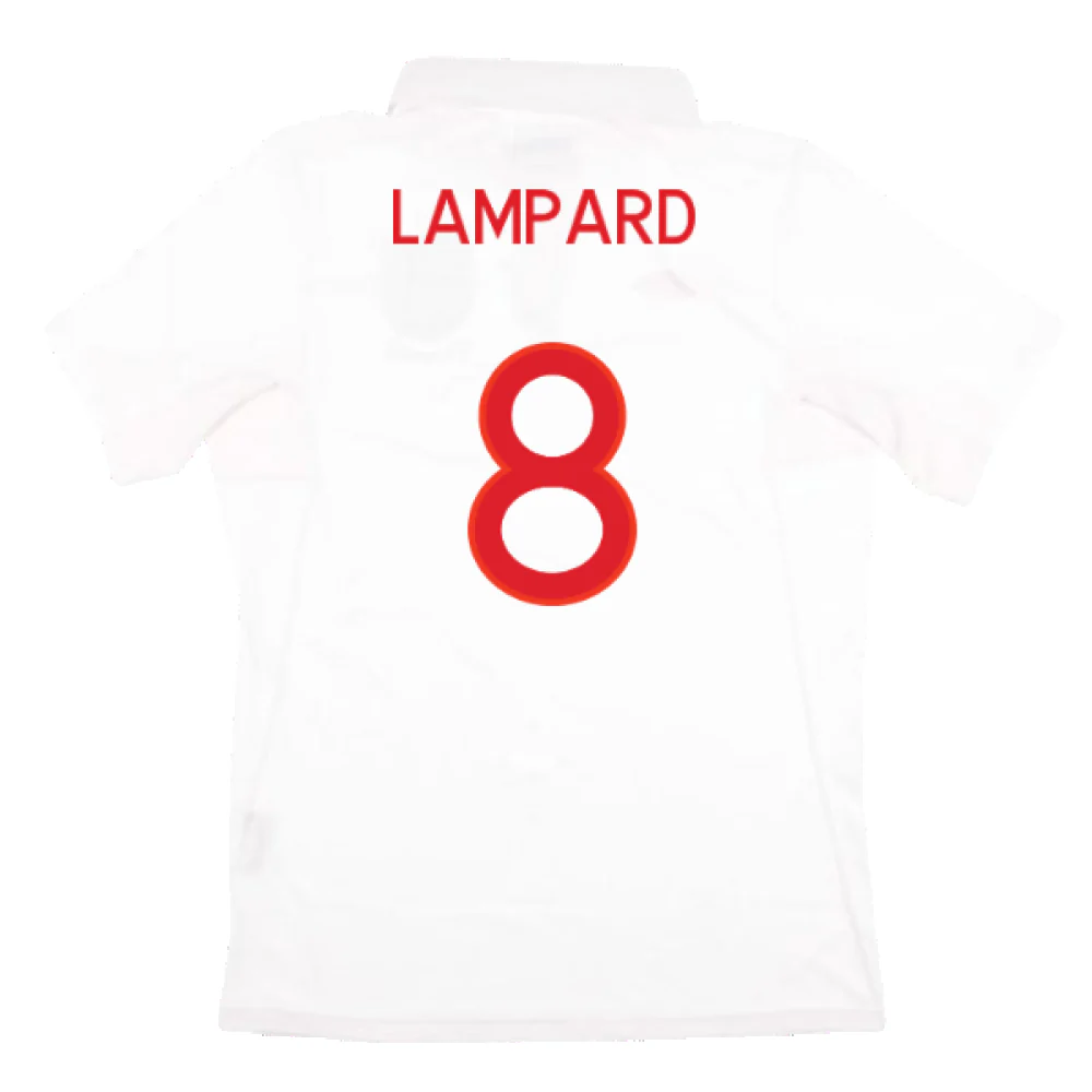 England 2010-12 Home Shirt (XXXL) (Very Good) (Lampard 8) - Image 2