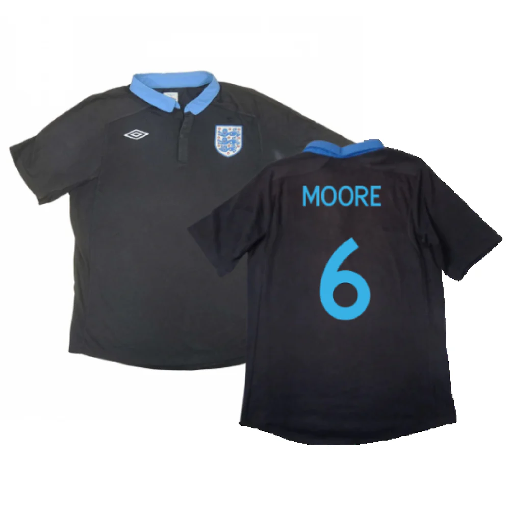 England 2012-13 Away Shirt (XXL) (Excellent) (Moore 6)