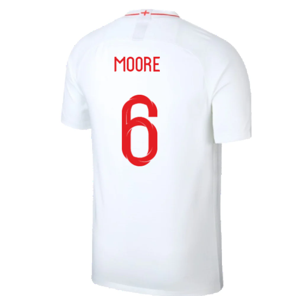 England 2018-19 Home Shirt (Infant M) (Excellent) (Moore 6) - Image 2