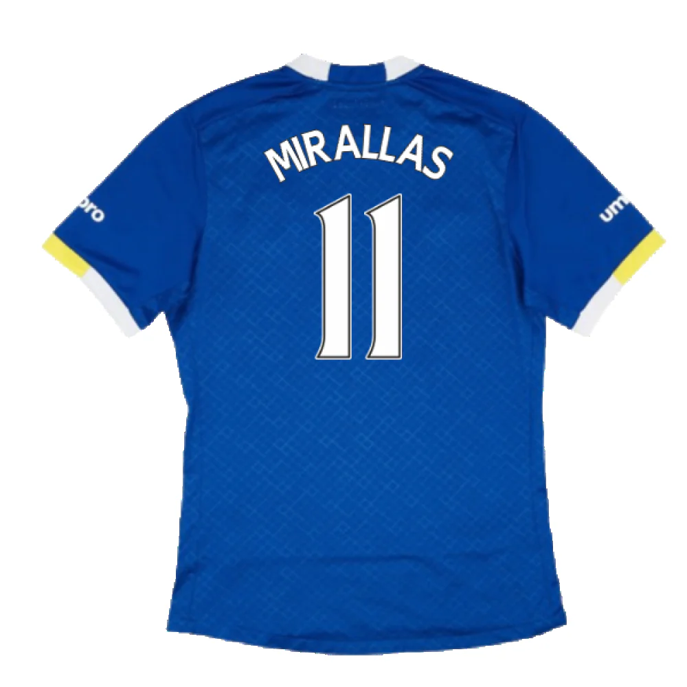Everton 2016-17 Home Shirt (2XL) (Mint) (MIRALLAS 11) - Image 2
