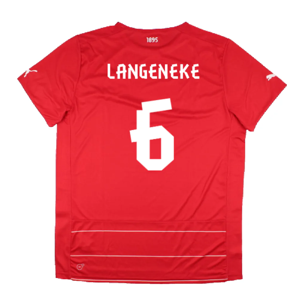 Fortuna Dusseldorf 2012-13 Home Shirt (Sponsorless) (XL) (Excellent) (Langeneke 6) - Image 2