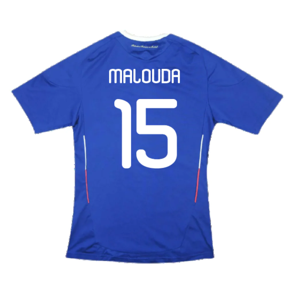 France 2009-10 Home Shirt (S) (Malouda 15) (Excellent) - Image 2