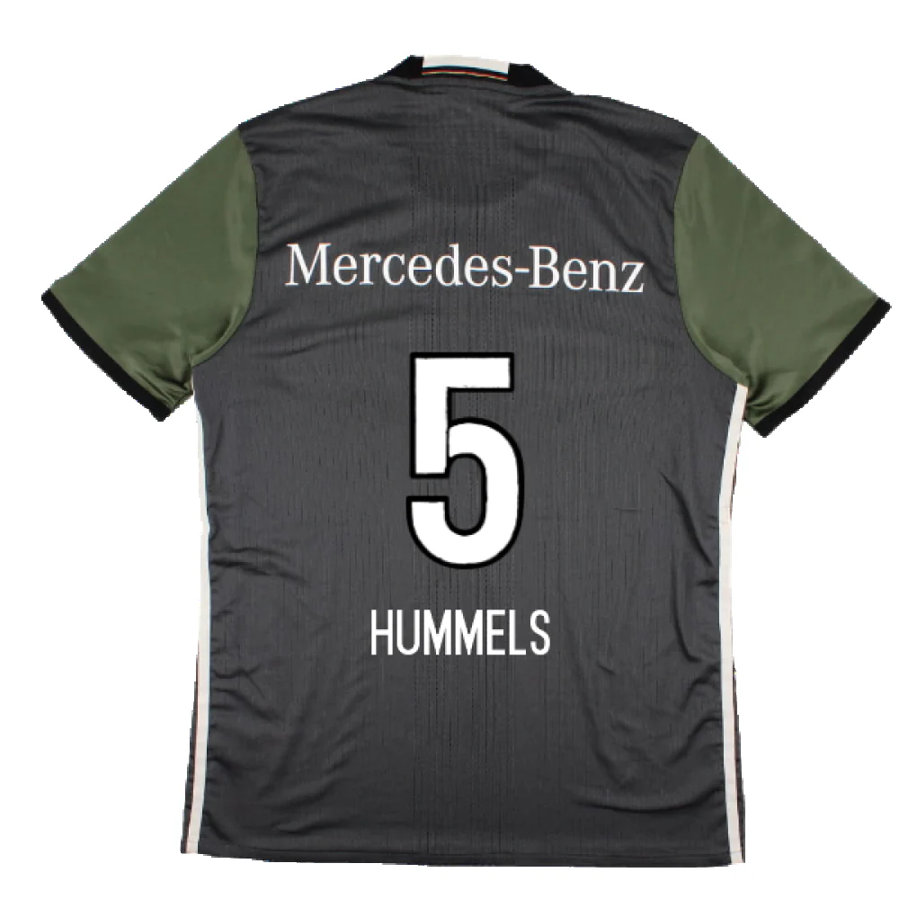 Germany 2016-17 Away Match Issue Shirt (L) (Excellent) (Hummels 5) - Image 2