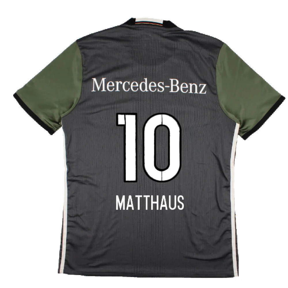 Germany 2016-17 Away Match Issue Shirt (L) (Excellent) (Matthaus 10) - Image 2