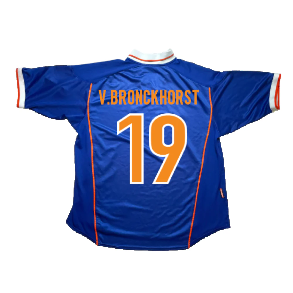 Holland 1998-2000 Away Shirt (Excellent) (V.Bronckhorst 19) - Image 2