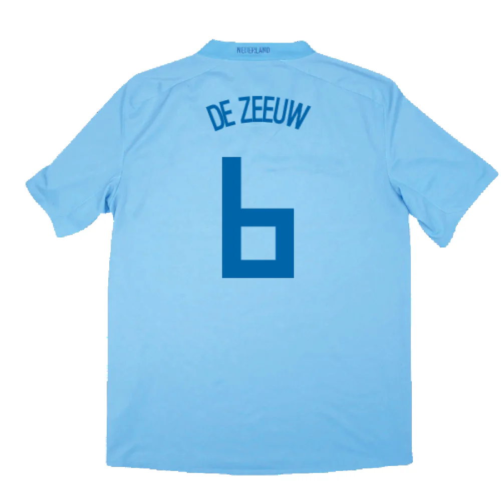 Holland 2008-10 Away Shirt (Excellent) (De Zeeuw 6) - Image 2
