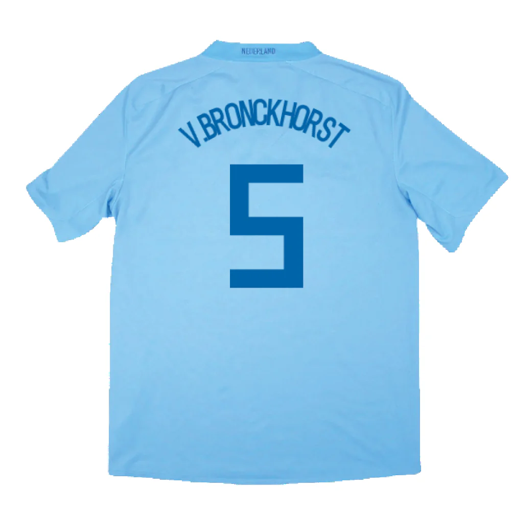 Holland 2008-10 Away Shirt (Excellent) (V.Bronckhorst 5) - Image 2