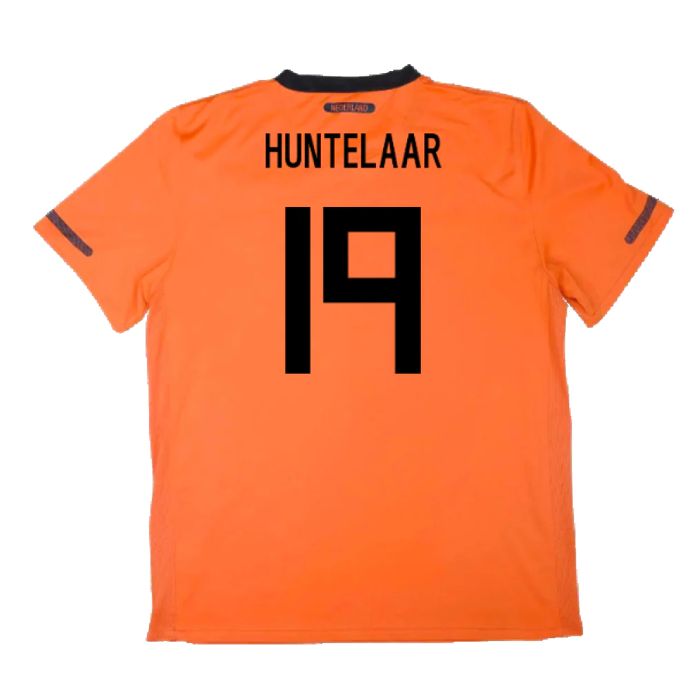 Holland 2010-11 Home Shirt (M) (Mint) (Huntelaar 19) - Image 2