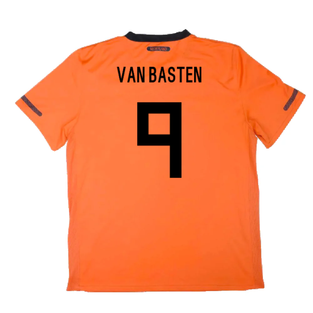 Holland 2010-11 Home Shirt (S) (Excellent) (Van Basten 9) - Image 2