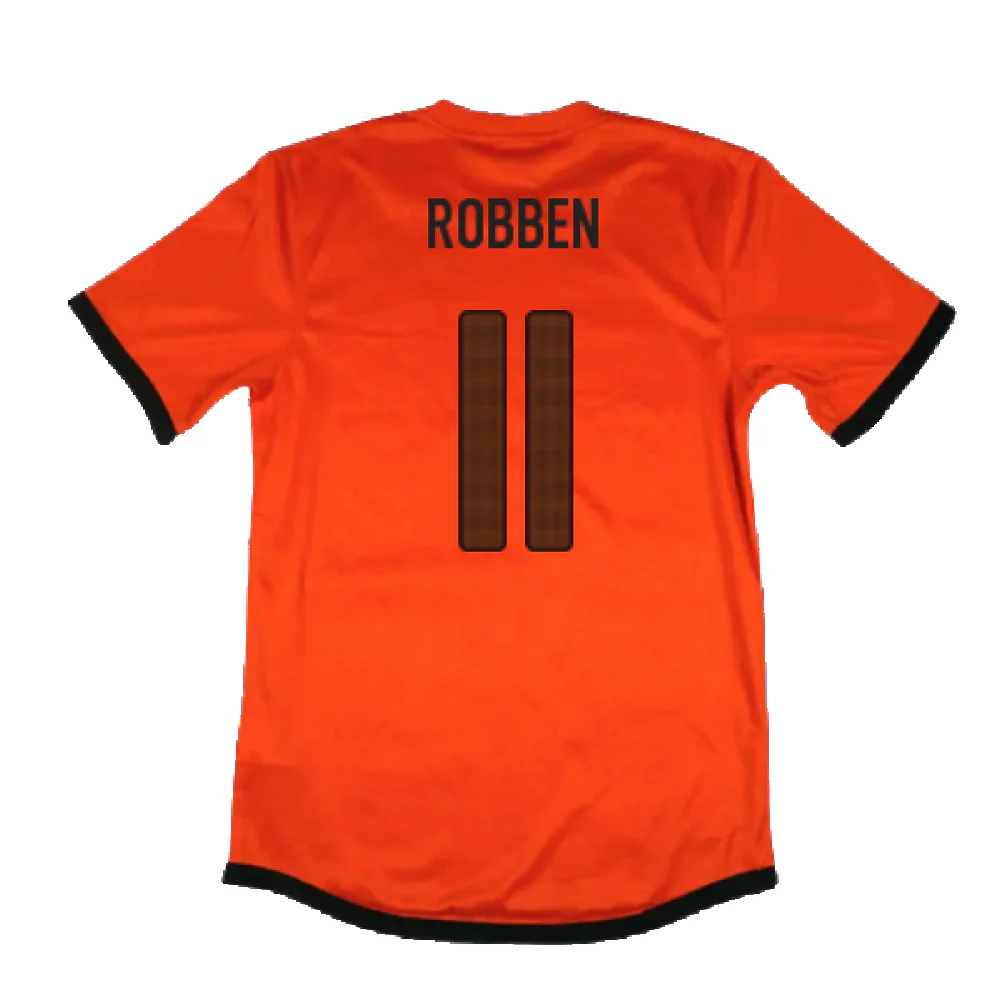 Holland 2012-13 Home Shirt (XL) (Excellent) (Robben 11) - Image 2