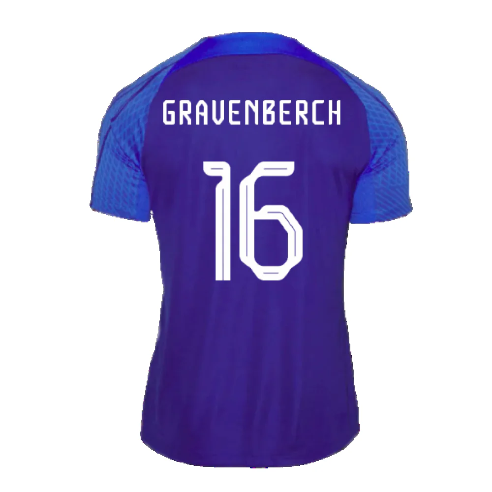 Holland 2022-23 Nike Training Shirt (L) (GRAVENBERCH 16) (Excellent) - Image 2