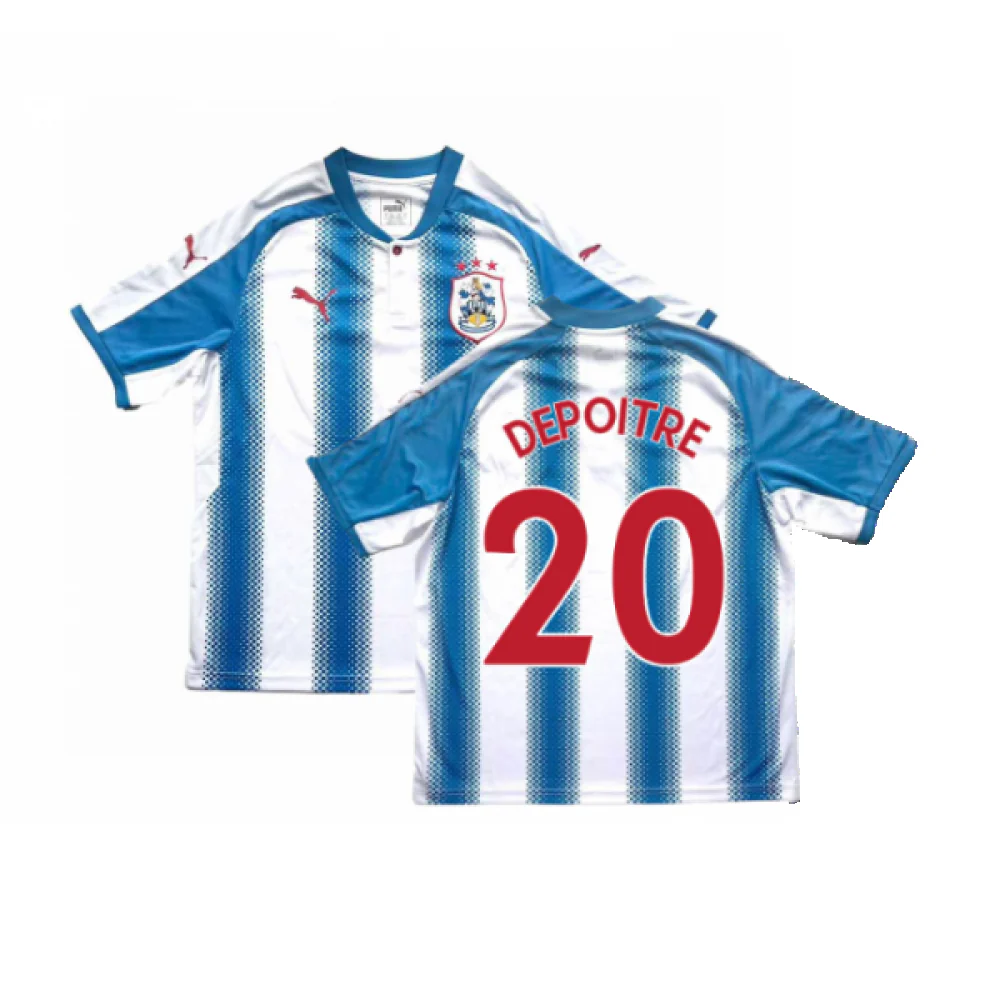 Huddersfield 2017-18 Home Shirt (Excellent) (Depoitre 20)