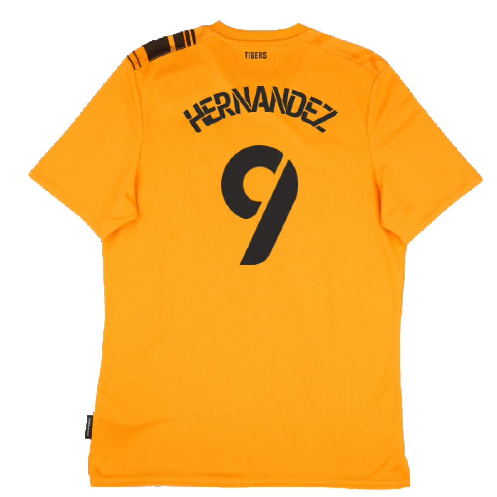 Hull City 2021-22 Home Shirt (Sponsorless) (L) (Excellent) (Hernandez 9) - Image 2